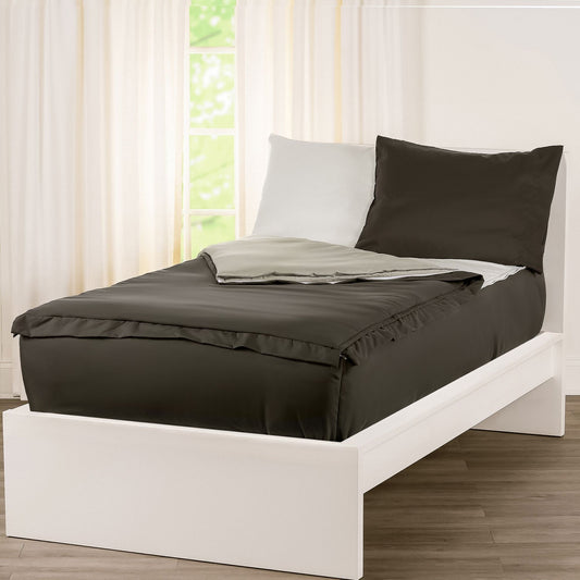 Ensemble de literie à fermeture éclair Siscovers Pewter Bunkie Deluxe