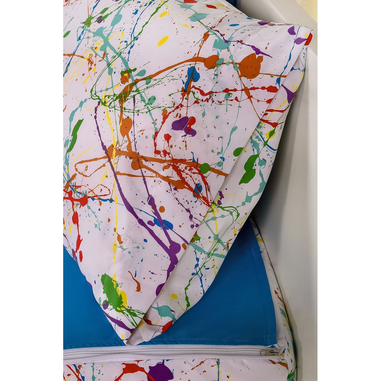 Ensemble de literie Siscovers Splashed and Splattered Bunkie Deluxe avec fermeture éclair