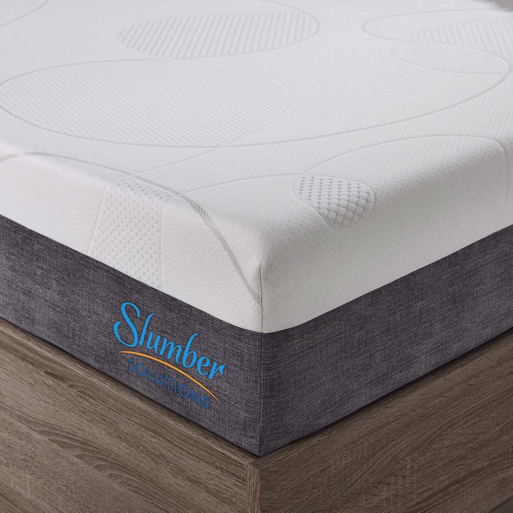 Slumber Solutions - Matelas en mousse à mémoire de forme avec gel, 8 pouces, choisissez votre niveau de confort.