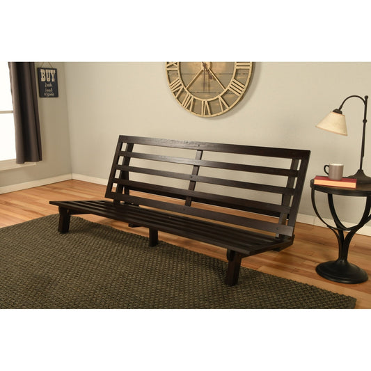 Cadre de futon Carson de Somette, finition Java (matelas non inclus)