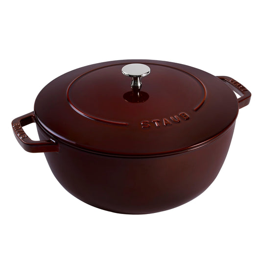 Poule à rôtir en fonte Staub Essential, 5 quarts, sert 5 à 6 personnes, fabriqué en France - 5-qt