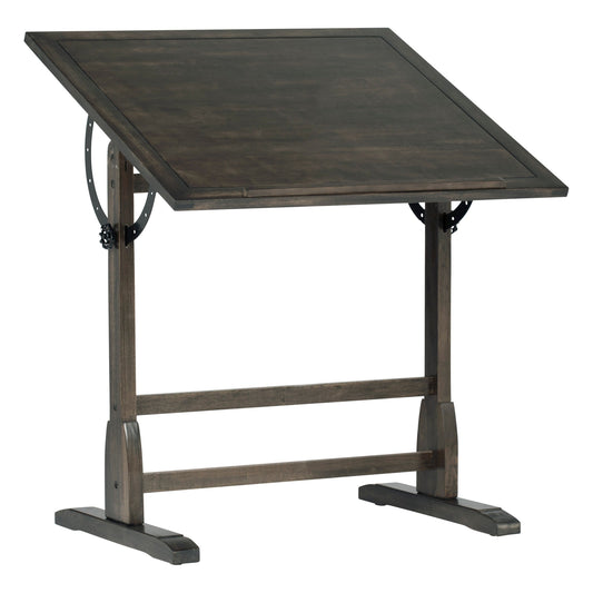 Table de dessin vintage en bois de 91 cm (36 pouces) Studio Designs avec plateau inclinable pour le dessin