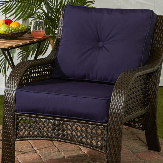 Ensemble de coussins d'extérieur Sunbrella Premium pour assise profonde, 2 pièces