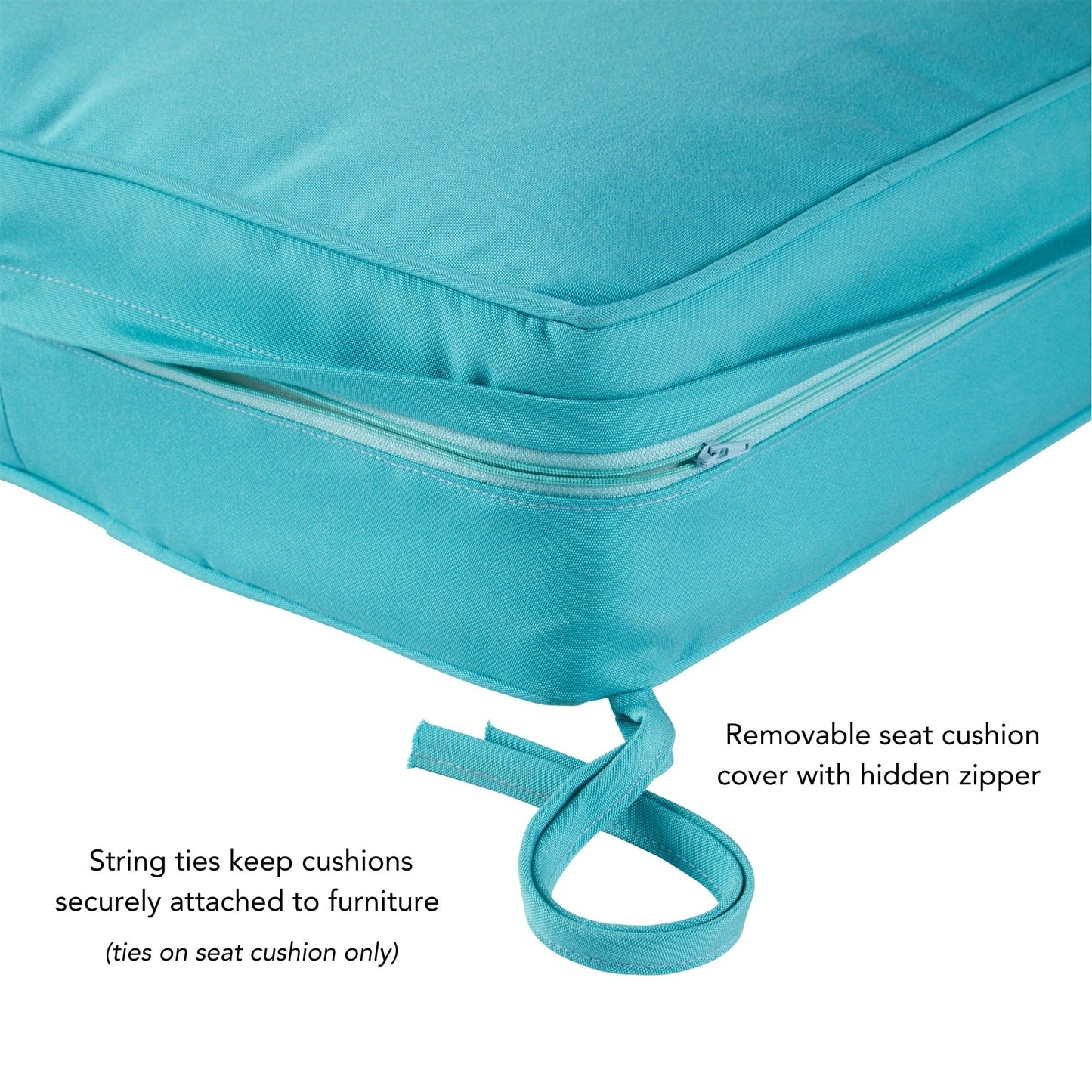 Ensemble de coussins d'extérieur Sunbrella Premium pour assise profonde, 2 pièces