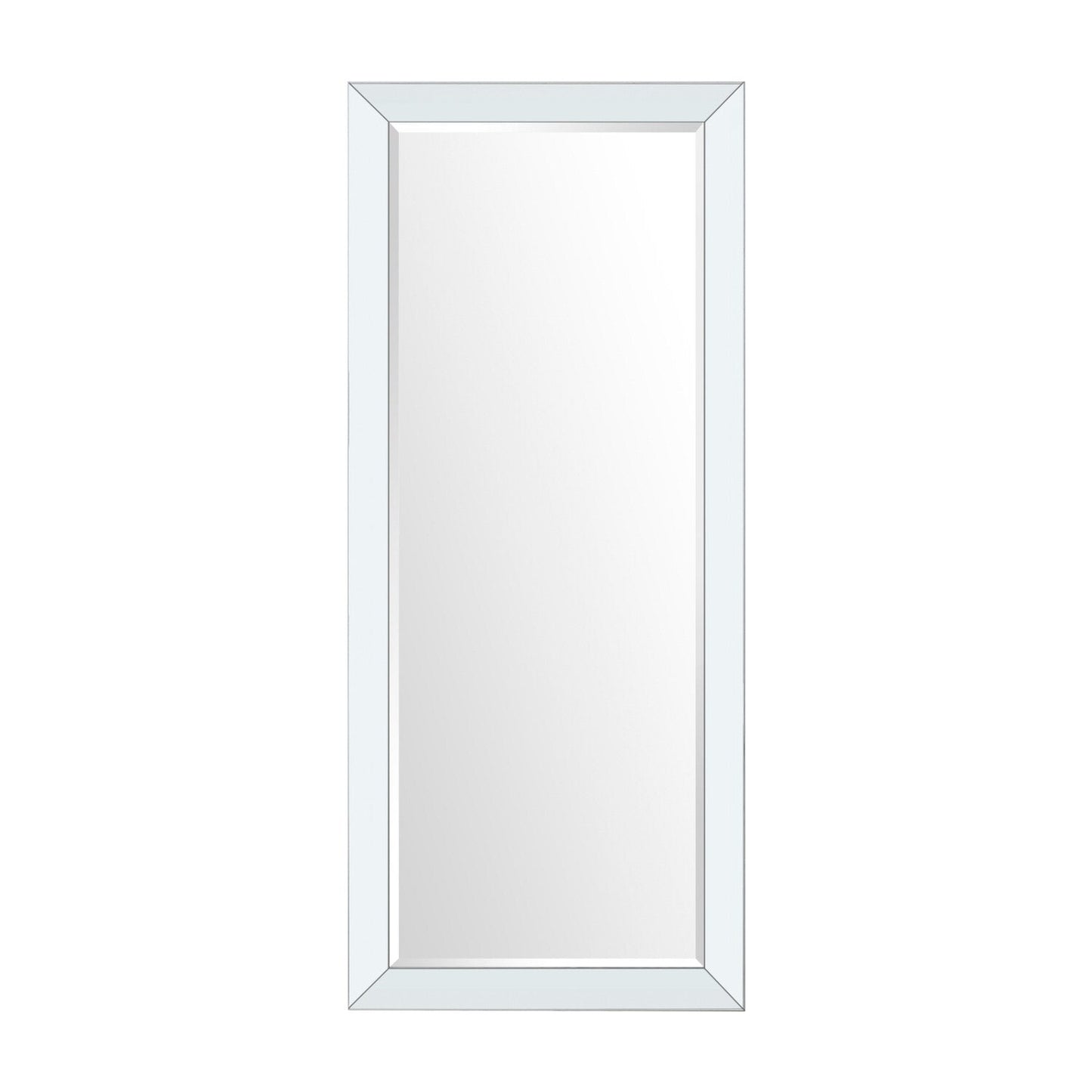 Grand miroir à perles pleine longueur - Miroir grand format pour corps entier, à poser ou à accrocher au mur