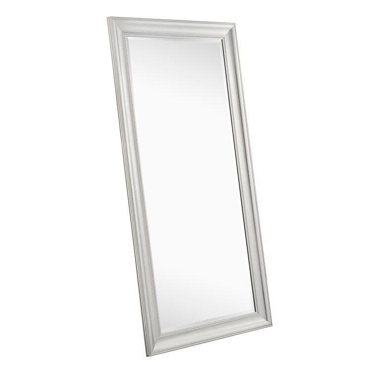 Grand miroir à perles pleine longueur - Miroir grand format pour corps entier, à poser ou à accrocher au mur