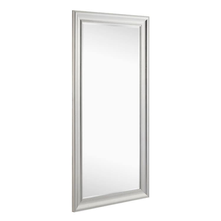 Grand miroir à perles pleine longueur - Miroir grand format pour corps entier, à poser ou à accrocher au mur