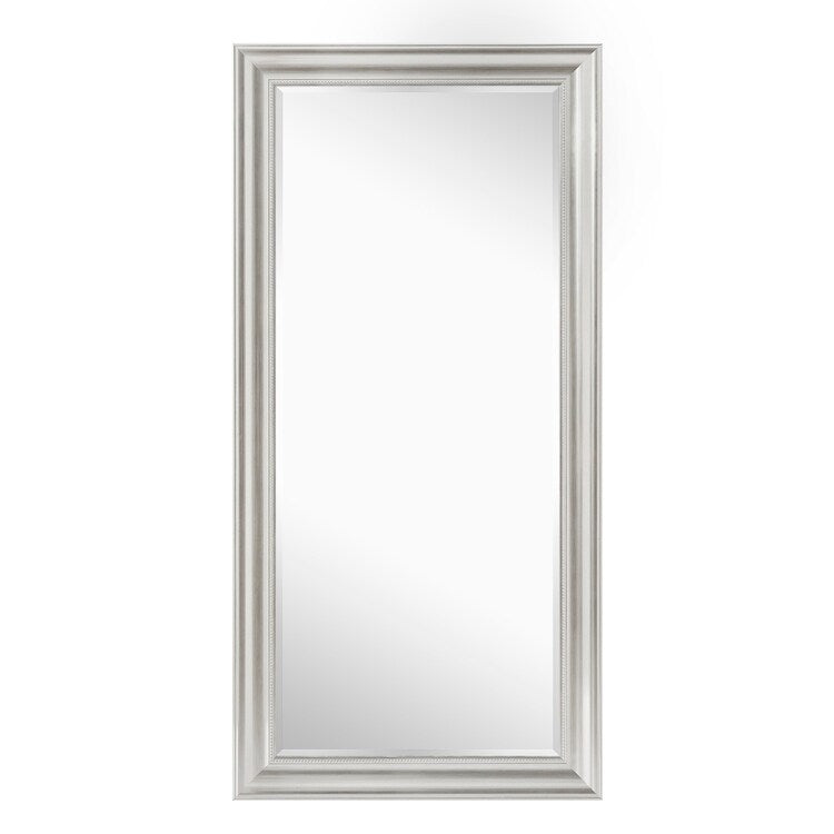 Grand miroir à perles pleine longueur - Miroir grand format pour corps entier, à poser ou à accrocher au mur