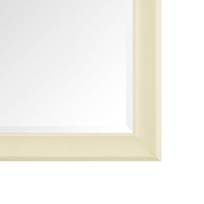 Grand miroir, miroir pleine taille, miroir rectangulaire surdimensionné, cadre en faux bois lisse, miroir mural suspendu.
