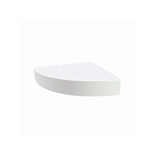 Transolid Studio, siège de douche d'angle mural en surface solide, 14 po x 14 po - 14,5 x 14,25 x 3