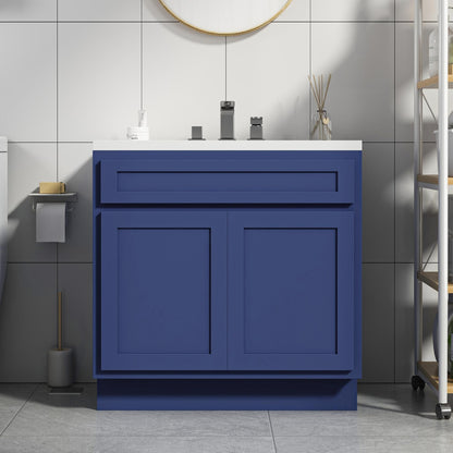 Meuble-lavabo de salle de bain Vanity Art à lavabo simple de 36 pouces