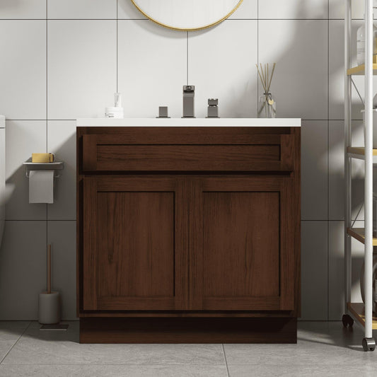 Meuble-lavabo de salle de bain Vanity Art à lavabo simple de 36 pouces