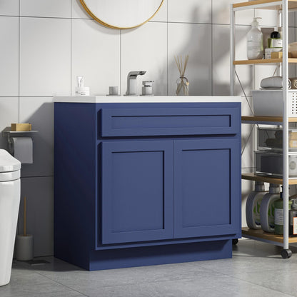 Meuble-lavabo de salle de bain Vanity Art à lavabo simple de 36 pouces