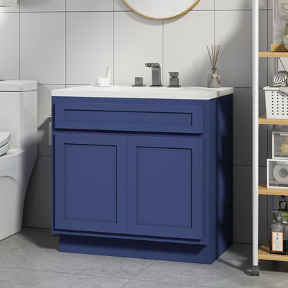 Meuble-lavabo de salle de bain Vanity Art à lavabo simple de 36 pouces