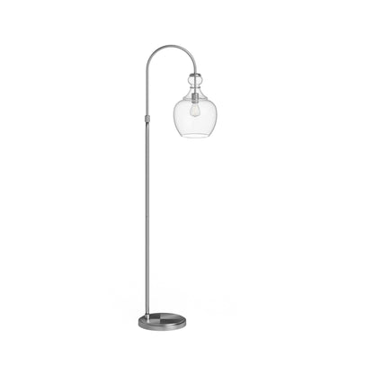 Verona Lampe de sol à arc avec abat-jour en verre