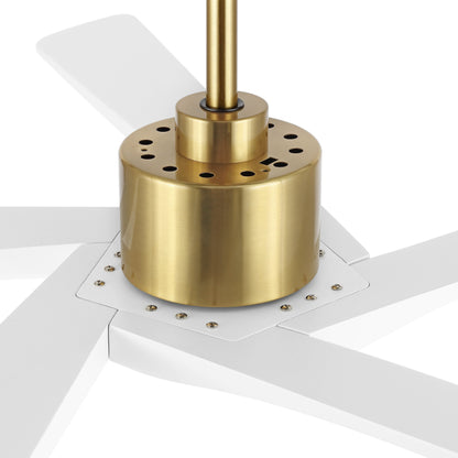 WINGBO Ventilateur de plafond intérieur à 54 pouces avec moteur DC, sans éclairage - N/A