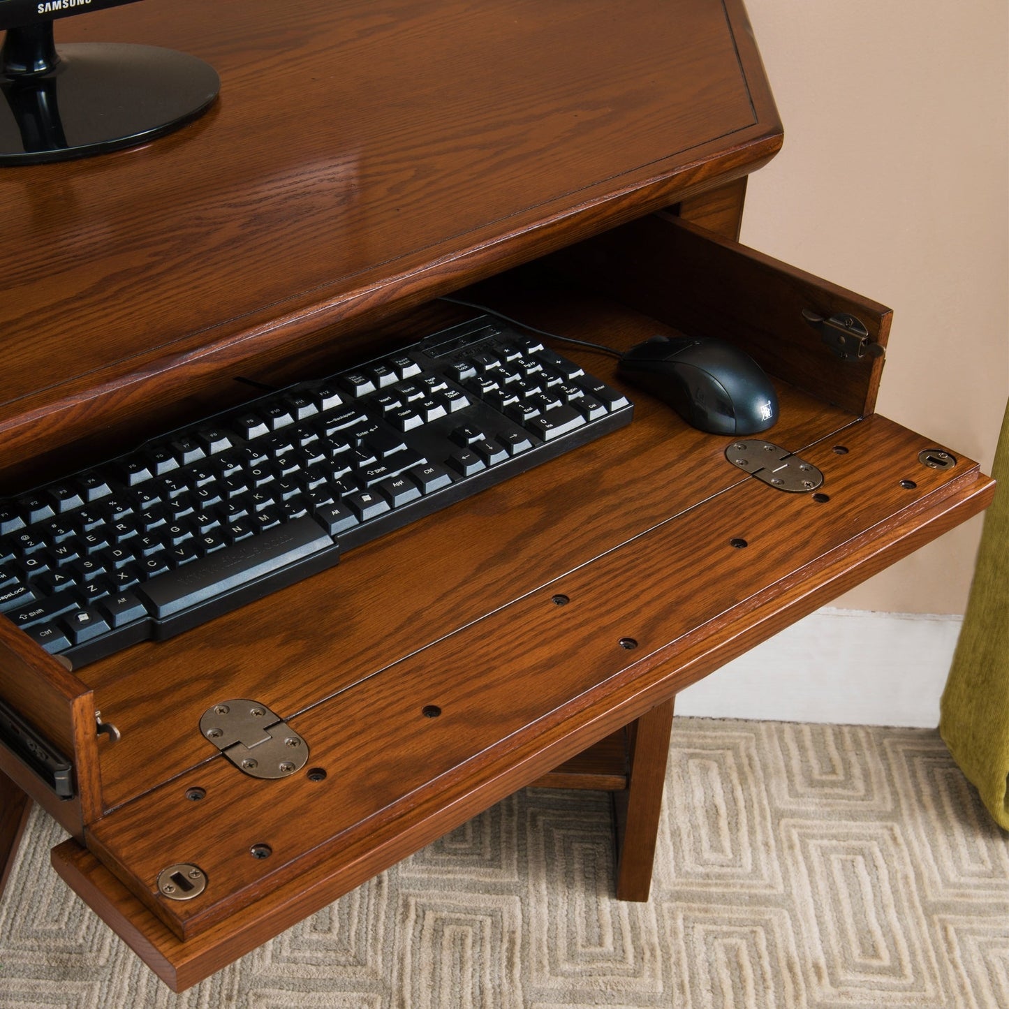 Bureau d'écriture d'angle Mission de Leick Home