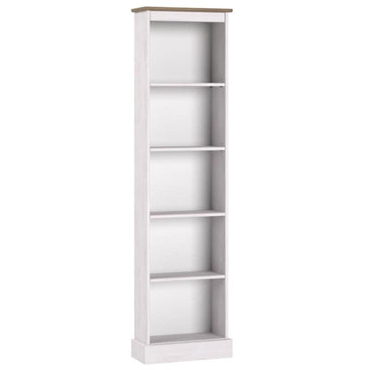 Étagère à livres en bois, haute et étroite, collection Corona | Furniture Dash