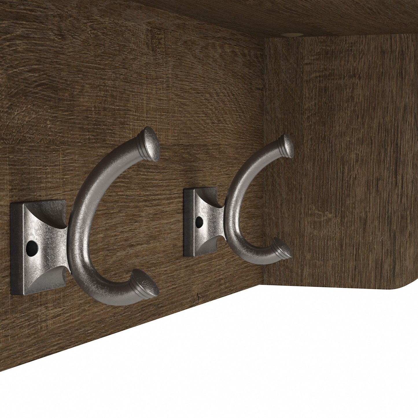 Porte-manteau mural Woodland 40W avec étagère de Bush Furniture