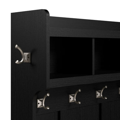 Porte-manteau mural Woodland 40W avec étagère de Bush Furniture