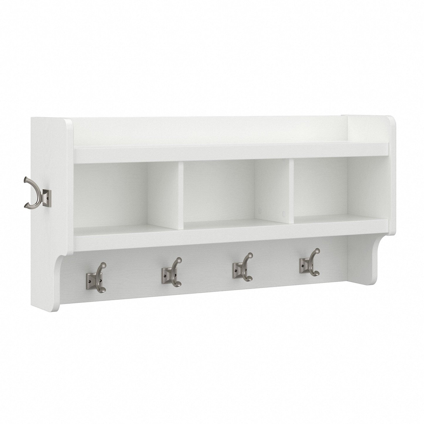 Porte-manteau mural Woodland 40W avec étagère de Bush Furniture