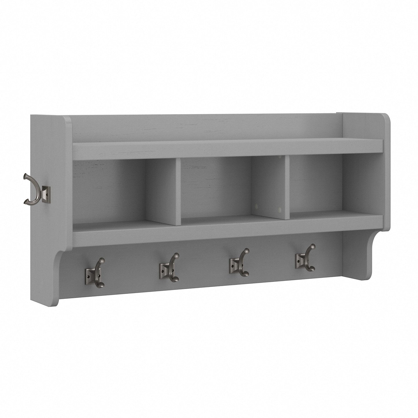 Porte-manteau mural Woodland 40W avec étagère de Bush Furniture