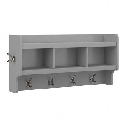Porte-manteau mural Woodland 40W avec étagère de Bush Furniture