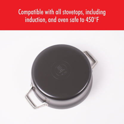 Casserole à fond antiadhésif ZWILLING Motion en aluminium anodisé dur