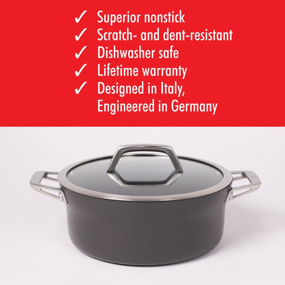 Casserole à fond antiadhésif ZWILLING Motion en aluminium anodisé dur