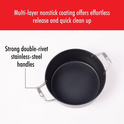 Casserole à fond antiadhésif ZWILLING Motion en aluminium anodisé dur