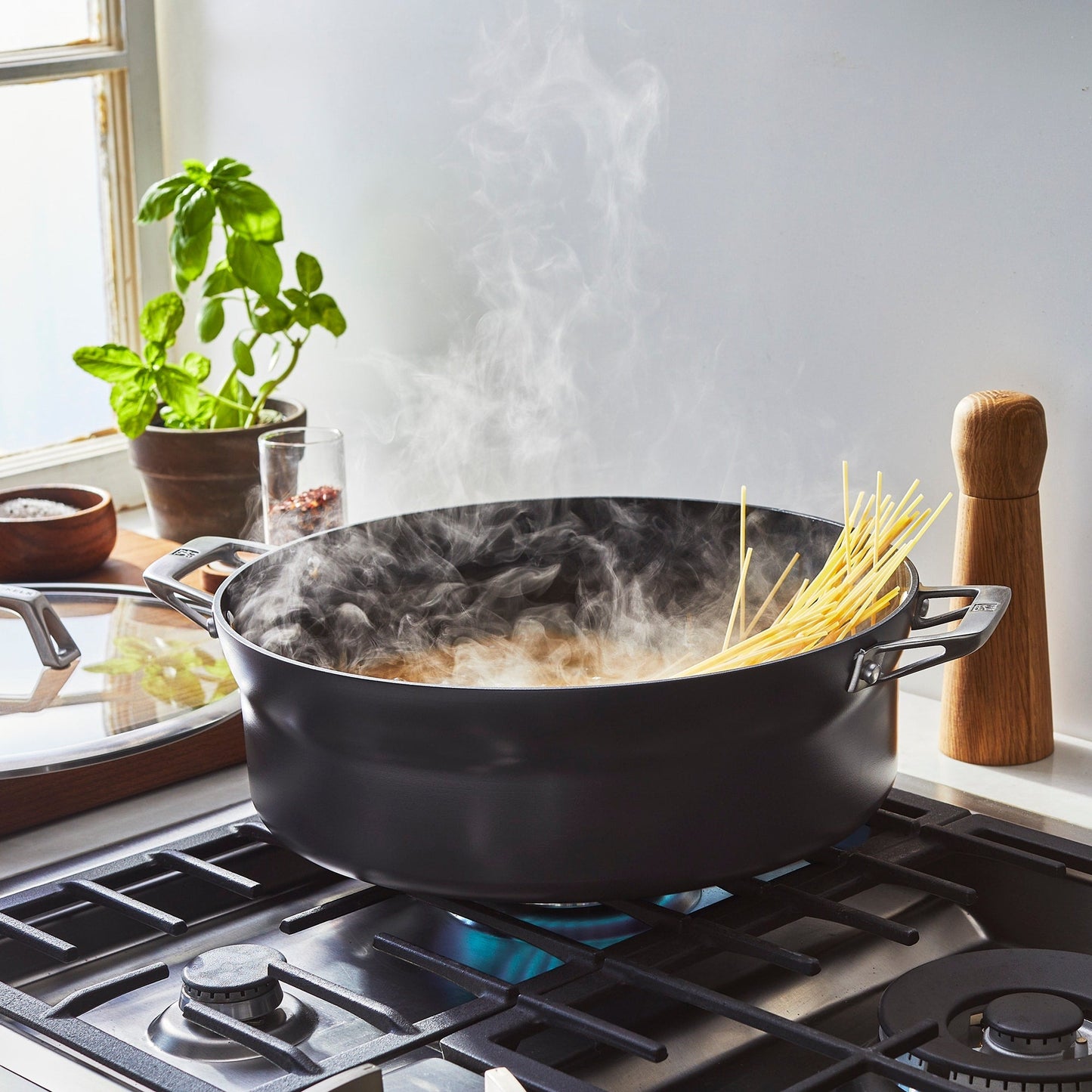 Casserole à fond antiadhésif ZWILLING Motion en aluminium anodisé dur